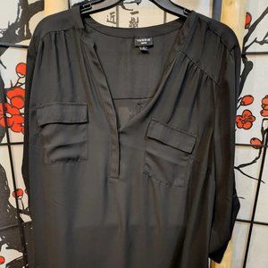 torrid harper black blouse
